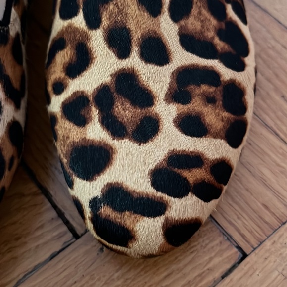 J. Crew brand new moccasins  animal print size 9 1/2 US - Picture 7 of 8